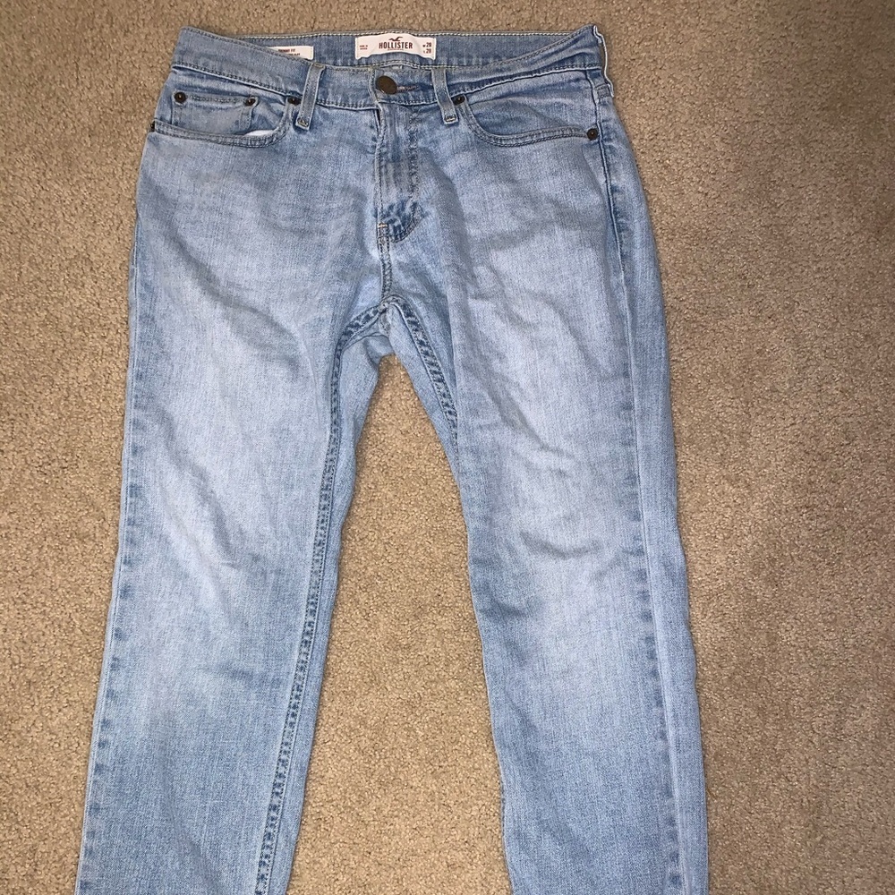 hollister high waisted skinny jeans
